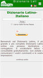 Mobile Screenshot of dizionario-latino.com